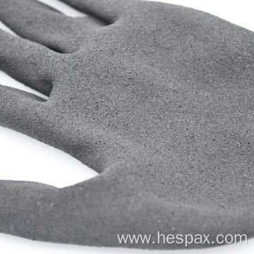 Hespax Anti Slip Latex Foam Coated Safety Gloves